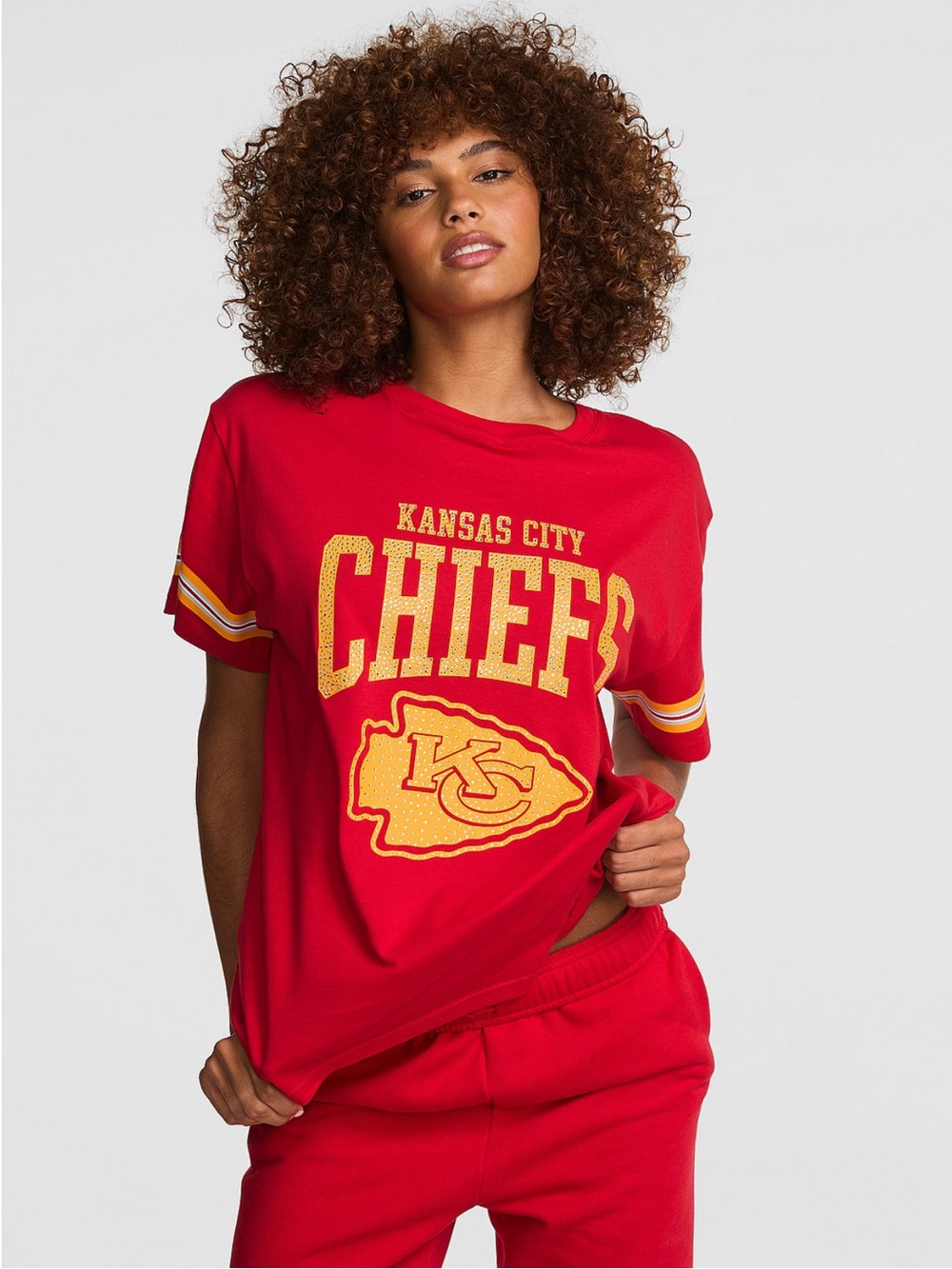 Kansas City Chiefs Red Graphic Women’s T-Shirt